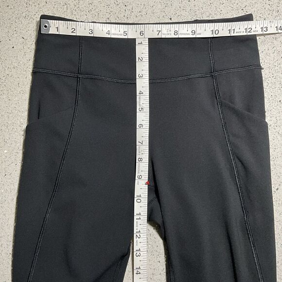 Lululemon Leggings Black Cropped Pull-on 6 - Picture 5 of 11